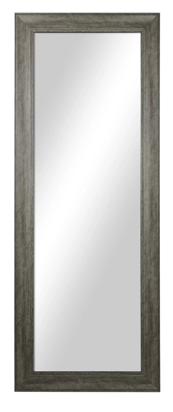 Better Homes & Gardens 27 x 70 Rectangular Full Length Gray Mirror