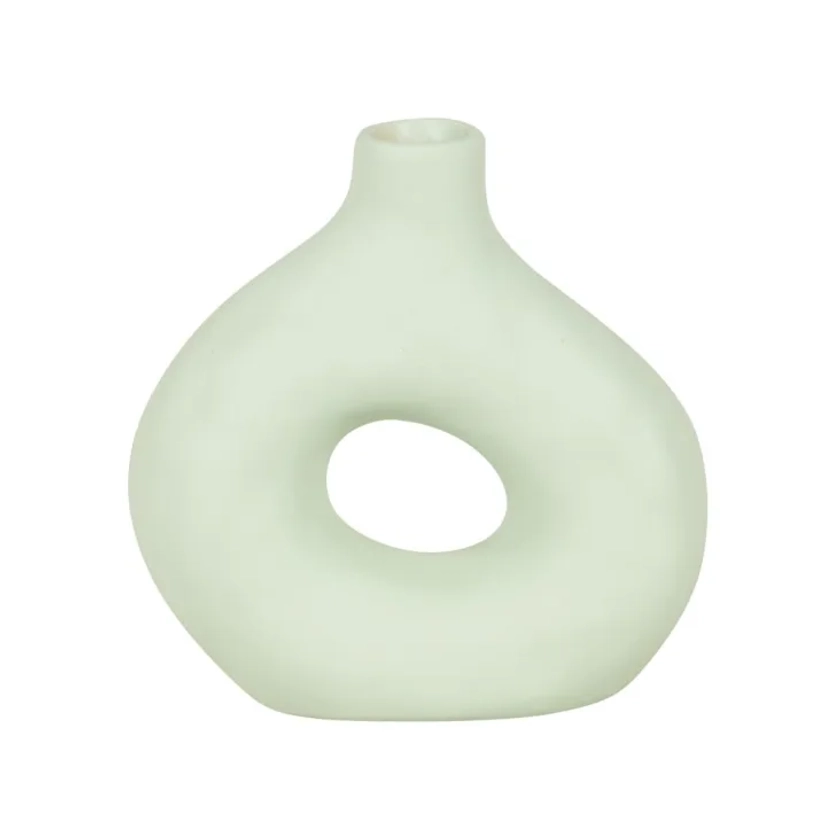 Vase en dolomite vert d'eau H14
