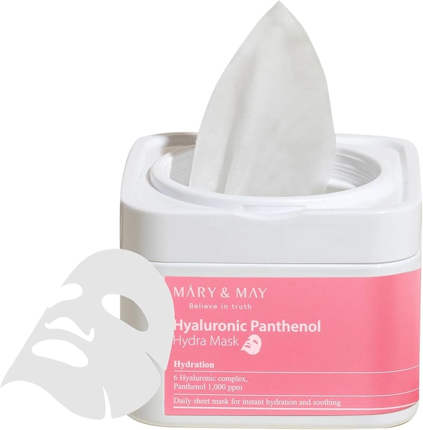 [Mary&May] Hyaluronic Panthenol Hydra Mask 30ea