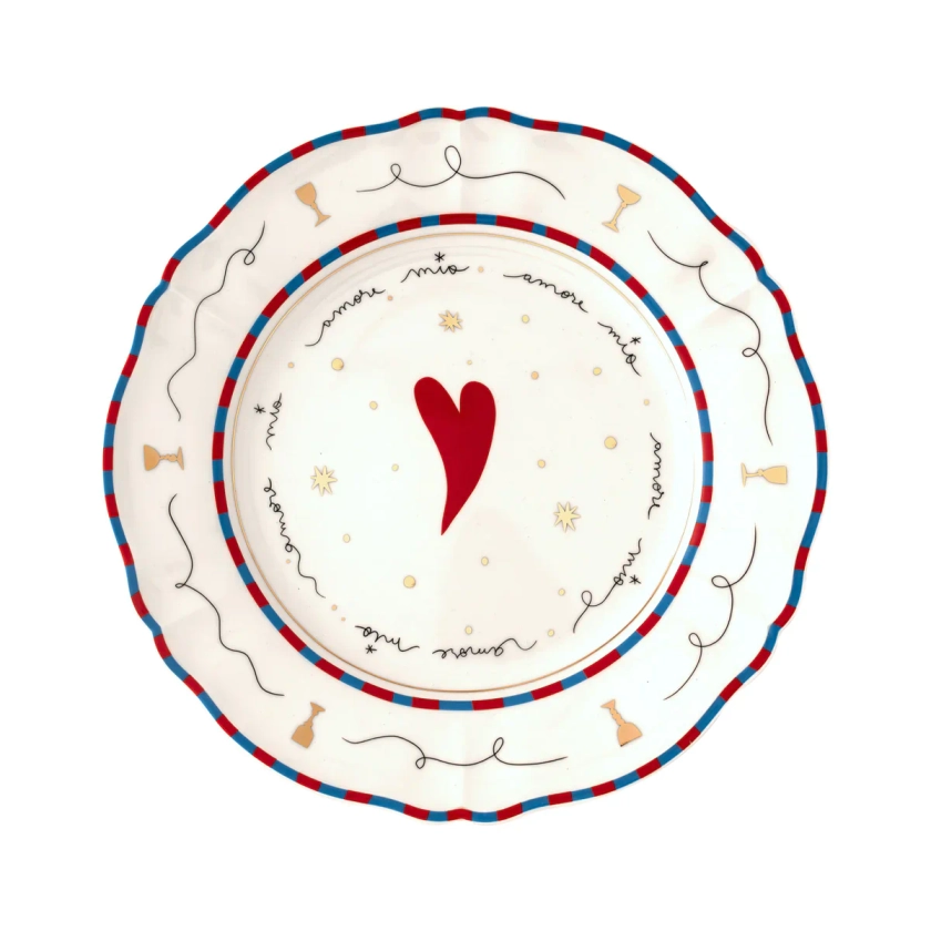 Bitossi Home Heart Dinner Plate 26.5cm