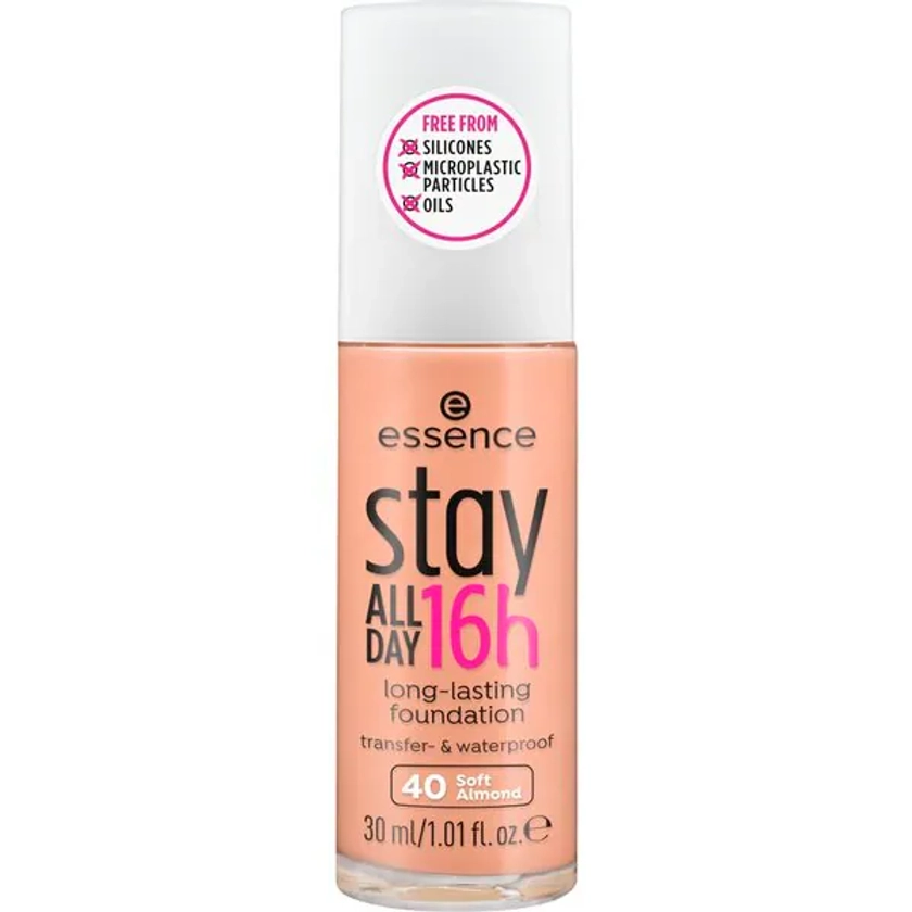 Essence Fond de Teint Longue Tenue Stay All Day 40 Soft Almond