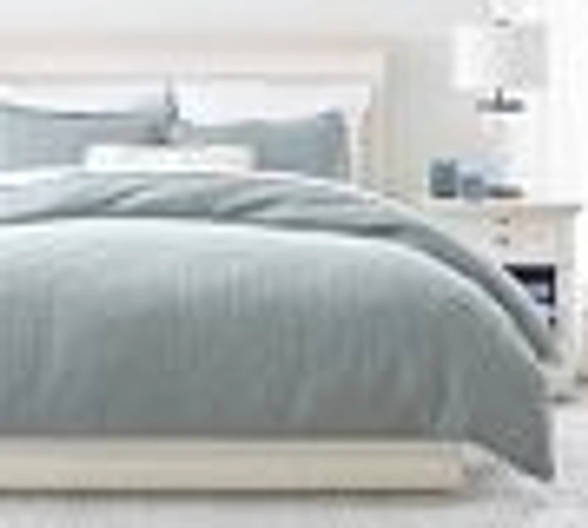 Honeycomb Cotton Duvet Cover | Pottery Barn