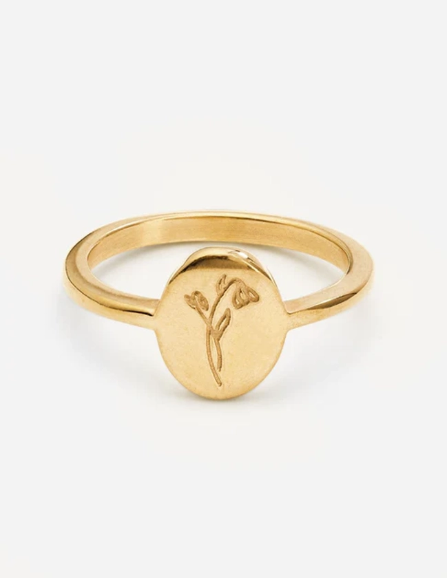 Gold Wildflower Ring