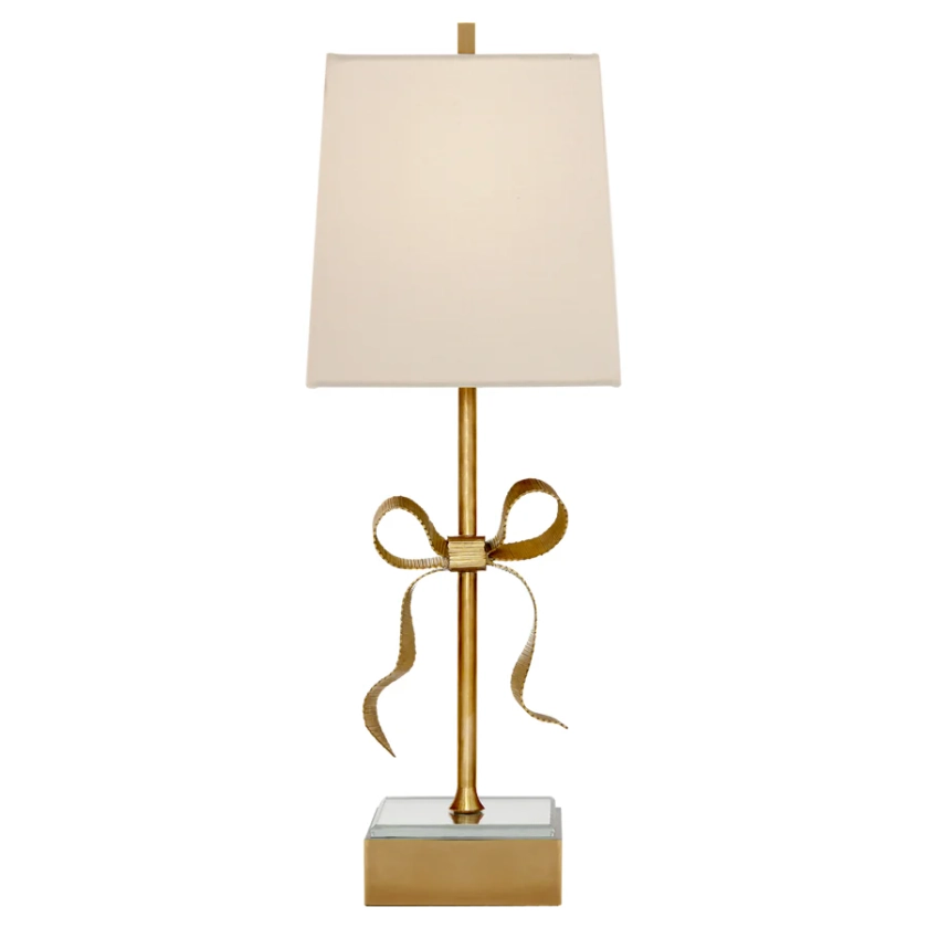 Kate Spade Ellery Gros-Grain Bow Table Lamp - Gold