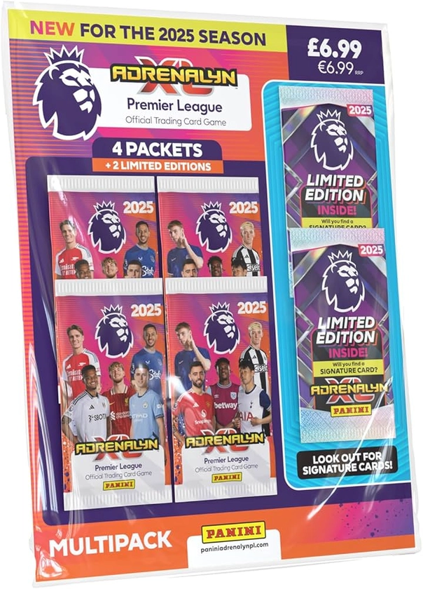 Panini Premier League 2024/25 Adrenalyn XL Multipack, Mixed