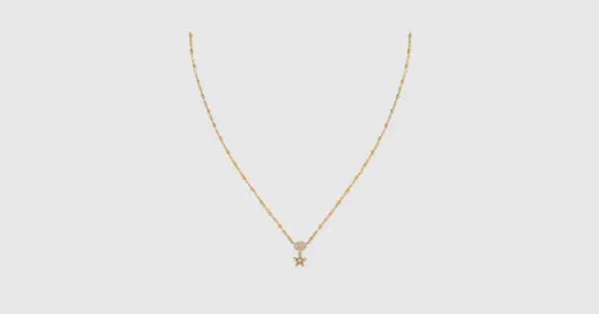 Gucci - Gucci Flora 18k necklace with diamonds