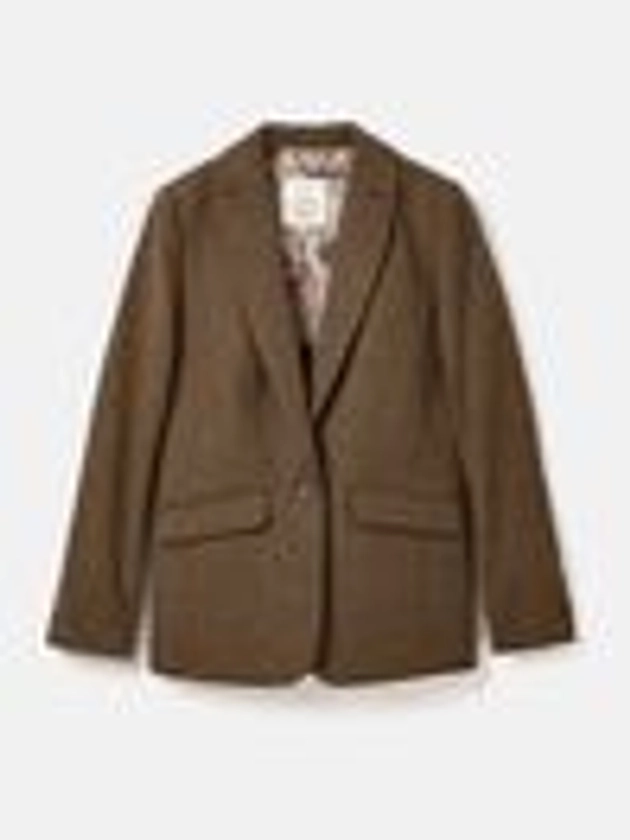 Bramble Brown Tweed Blazer