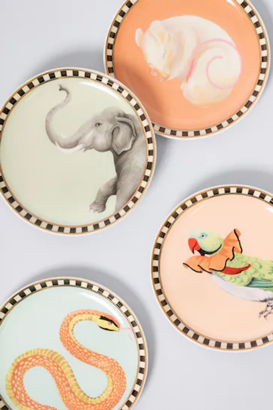 Buy Yvonne Ellen Set of 4 Ceramic Animals Coasters from the Next UK online shop