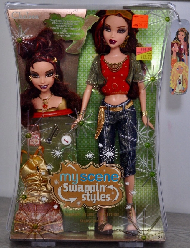 2006 Mattel MY SCENE Barbie CHELSEA SWAPPIN' STYLES Doll #K3173 NEW NRFB