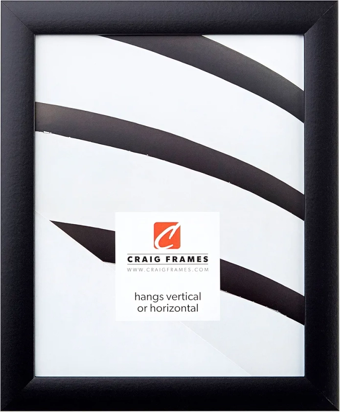 Craig Frames 1WB3BK 20 by 35-Inch Picture Frame, Smooth Finish, 1-Inch Wide, Black