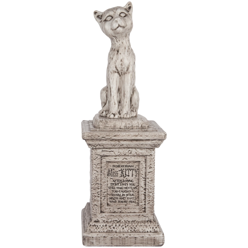 Disney 3-ft The Haunted Mansion Cat Tombstone Yard Decoration