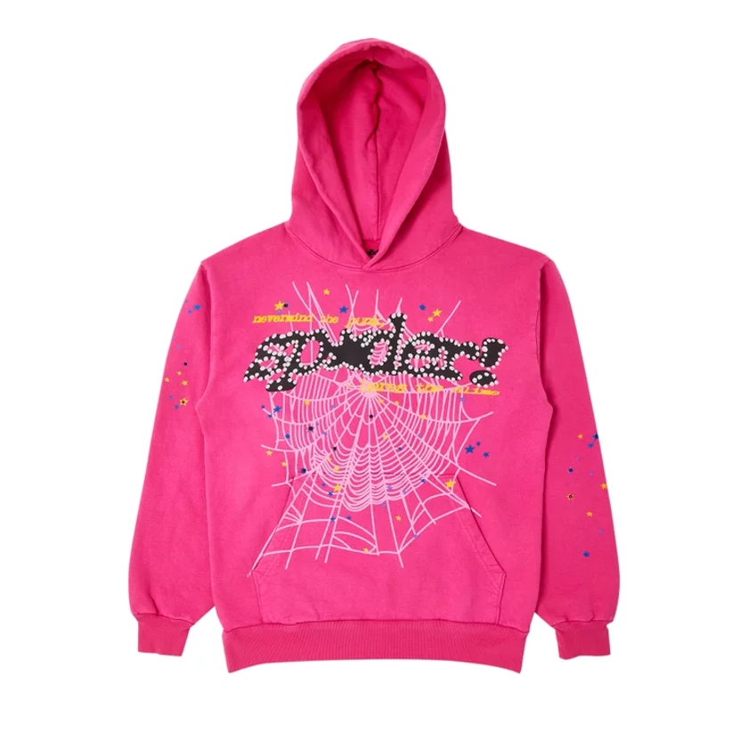 Buy Sp5der P*nk V2 Hoodie 'Pink' - SP5 MGSP5 HD | GOAT