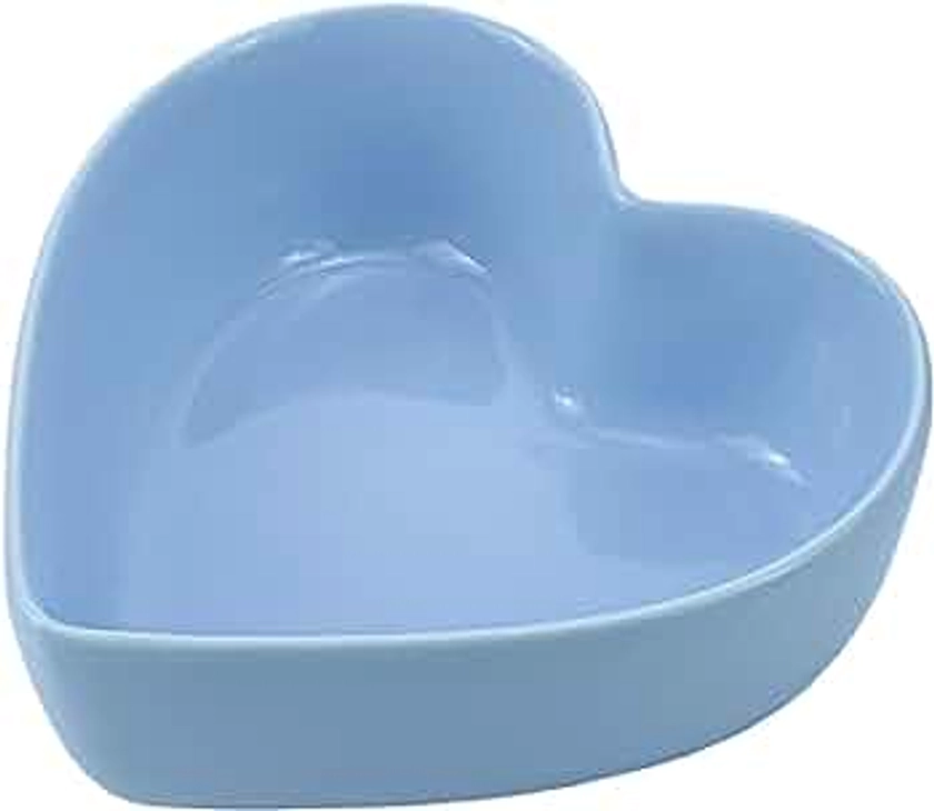 Heart-shaped Bowls for Salad Soup Snack Dessert Best Kitchen Household Cooking Gifts for Home Kitchen, Pink/Blue/White/Green (Blue)