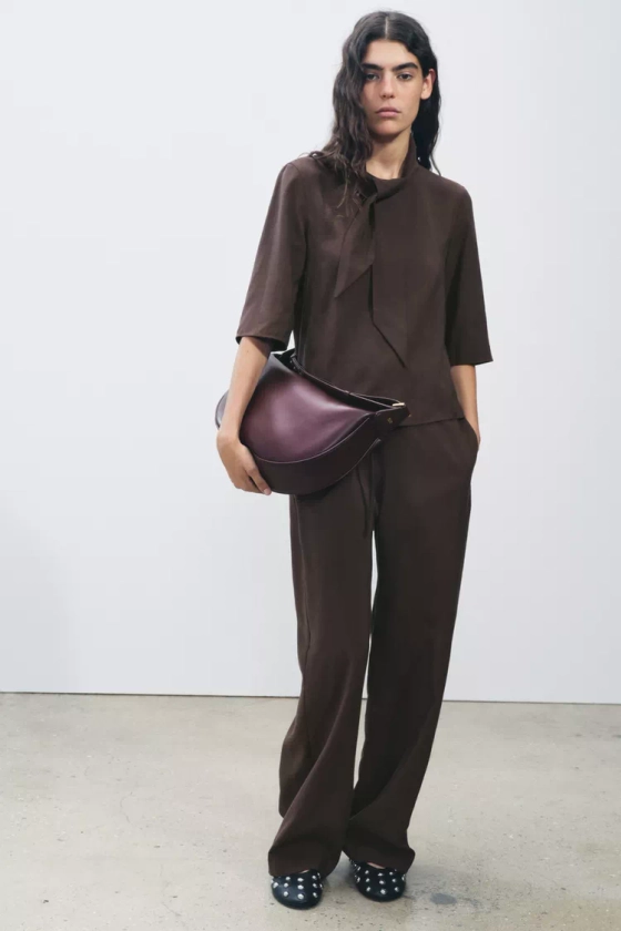 ZW COLLECTION PYJAMA-STYLE TROUSERS