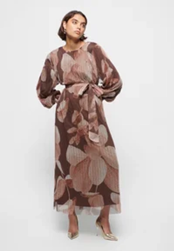 Maryisa PRINT - Robe longue - taupe - ZALANDO.FR