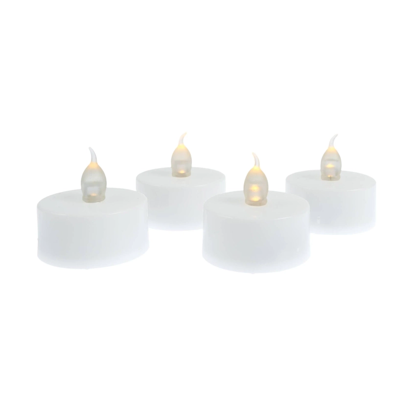 Buy LED White Tealights 4 Pack for GBP 2.00 | Hobbycraft UK