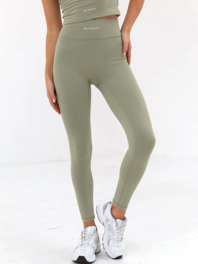 Buy Blakely Olive Ultimate Active Leggings | Free delivery on all orders over £70