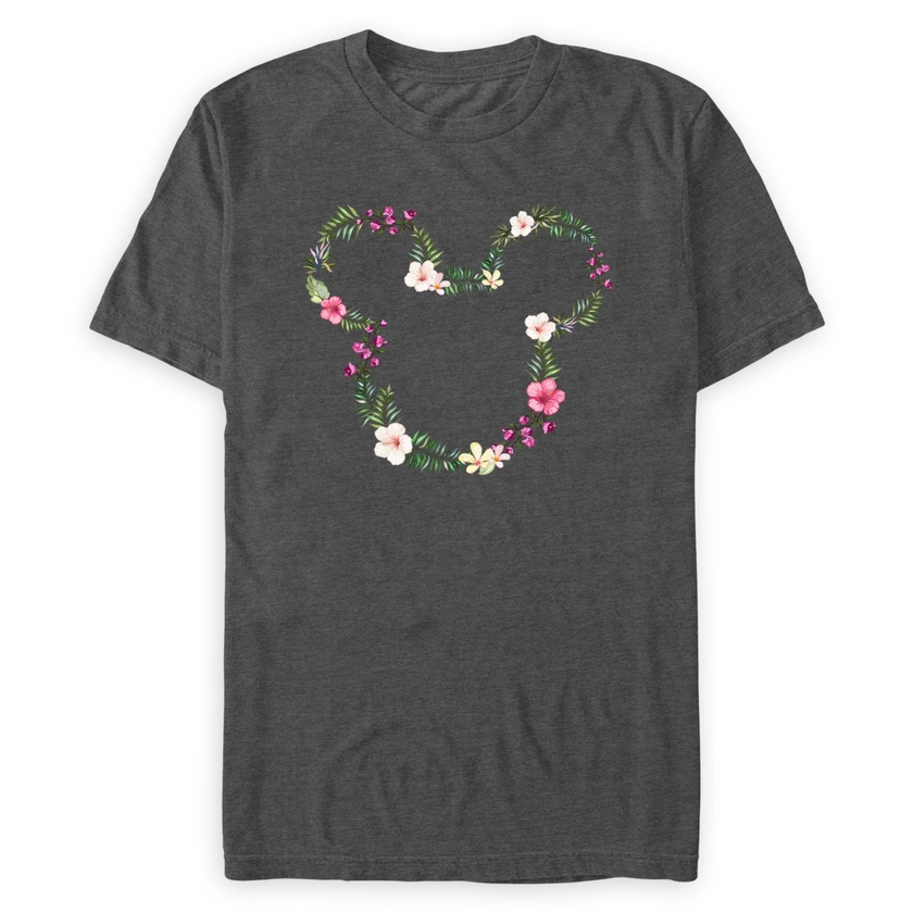 Mickey Mouse Icon Tropical Floral T-Shirt for Adults | Disney Store