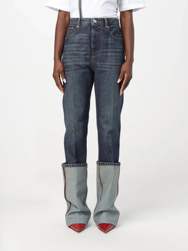 SPORTMAX: Jeans woman - Blue | Sportmax jeans 2412181055600 online at GIGLIO.COM