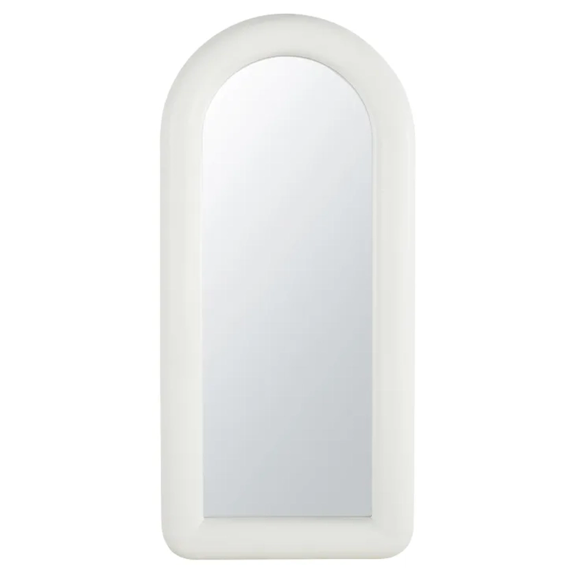 Grand miroir arche blanc 76x165