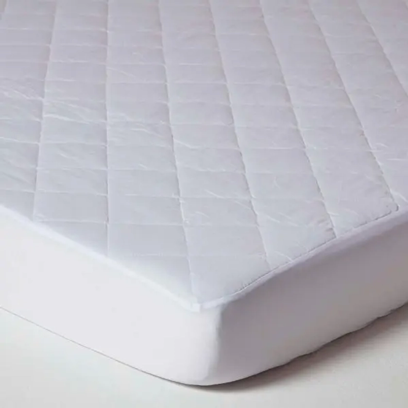 Quilted Mattress Protector, Small Double