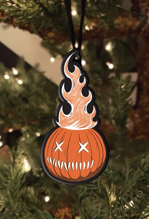 Holiday Horrors - Trick 'r Treat Sam O'Lantern Pumpkin Metal Ornament