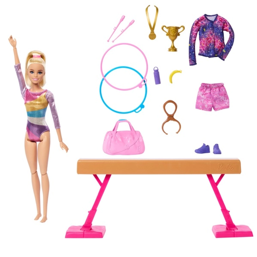 Barbie Gymnastics Doll and Playset | Smyths Toys UK