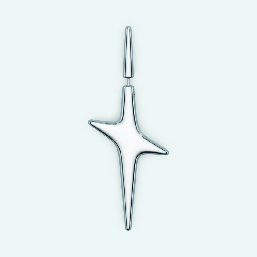 Pierced Star Earring 💫 STUDIOCULT | Shop Now ↯