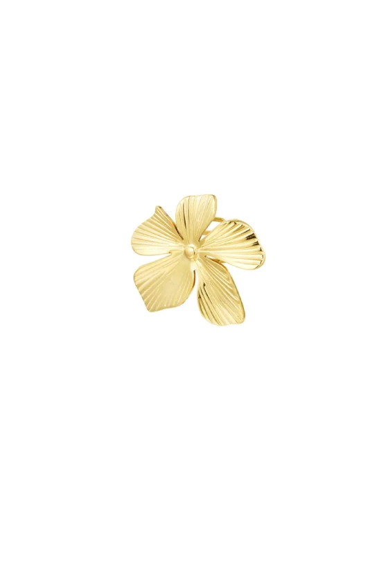 Ring grote bloem - goud SKU0253207-185 Goud Groothandel SKU0253207-185