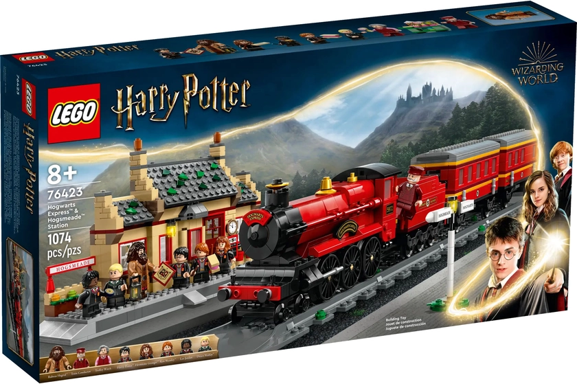 LEGO Harry Potter 76423 pas cher, Le Poudlard Express et la gare de Pré-au-Lard