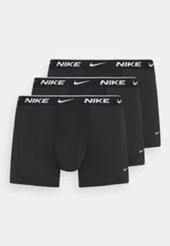 Nike Underwear TRUNK 3 PACK - Shorty - black/noir chiné - ZALANDO.FR