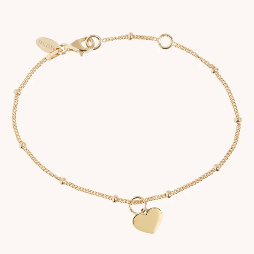 Heart Bracelet Gold