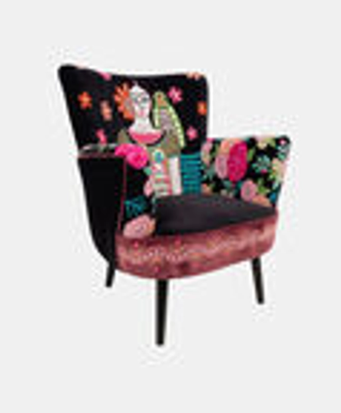 Frida Mango Wood Arm Chair