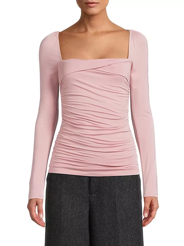 Shop Rue Sophie Verrerie Ruched Top | Saks Fifth Avenue