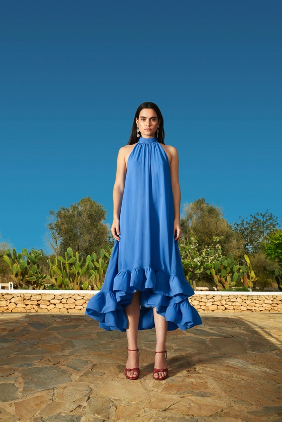 Sabrina maxi dress - Azure Blue - HIGH SUMMER 24 | Malina