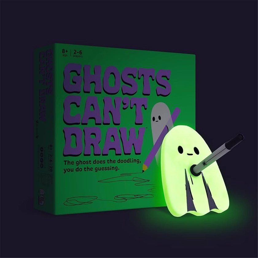 Ghosts Can’t Draw – Spooky Halloween Board Game for Family Fun, Quick & Easy Drawing Game for Kids & Adults, Perfect for Parties & Trick-or-Treat Nights | Best Christmas Board Games