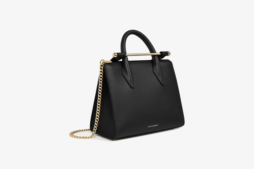 The Strathberry Mini Tote - Black