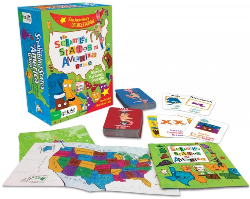 The Scrambled States of America Game - Deluxe Edition | Gamewright