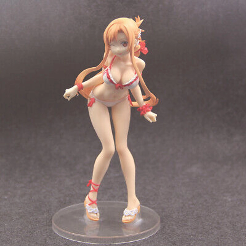 New Sword Art Online Swimsuit Yuuki Asuna Figure SAO Girl Collection Toy
