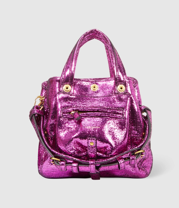 JEROME DREYFUSS - Sac Billy Nano Lamé Fuxia