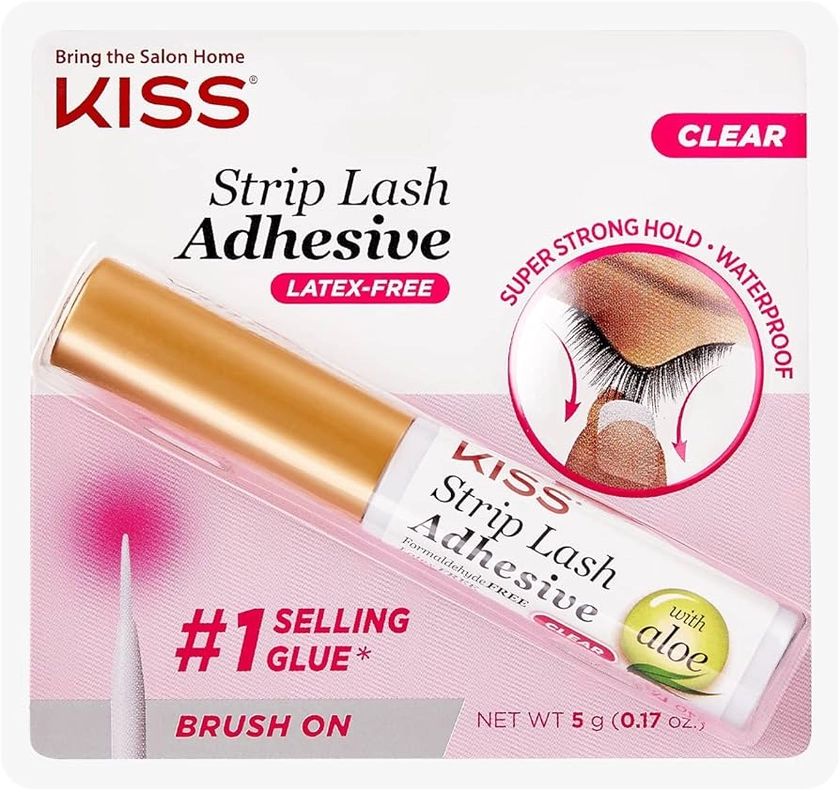 Kiss Lash Glue Clear, Transparent, 5 g (1er Pack)