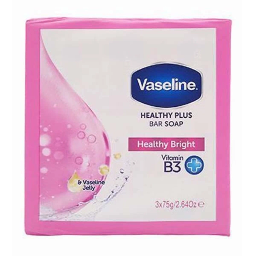 Vaseline Healthy Bright Bar Of Soap With Vitamin B3 3X75g. - Walmart.com