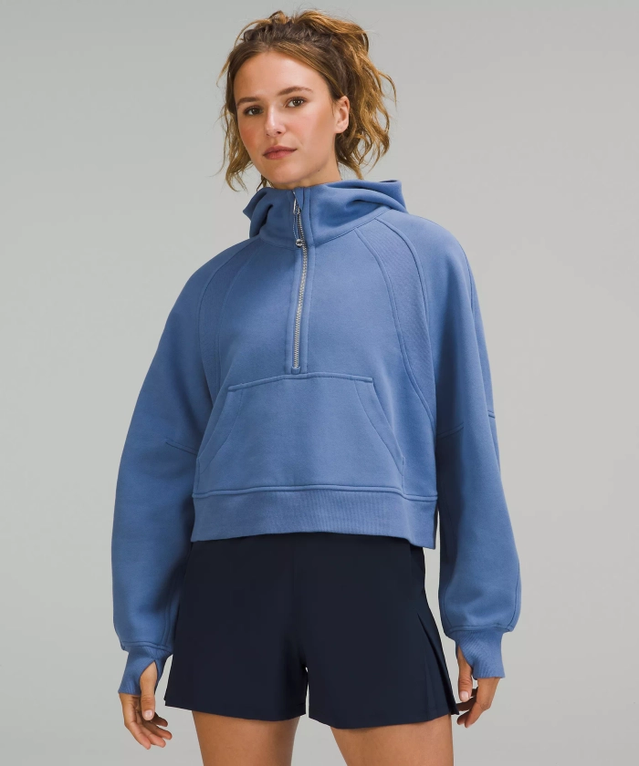 Scuba Oversized Half-Zip Hoodie