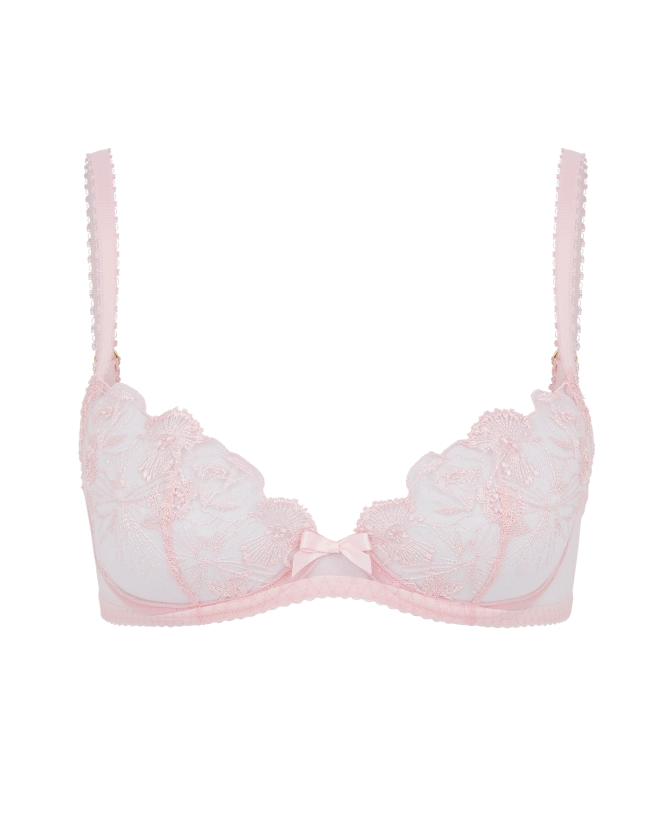 Jayce Plunge Underwired Bra in Pink | By Agent Provocateur