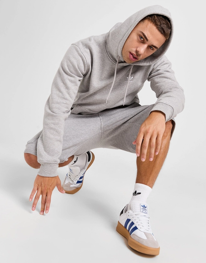 adidas Originals Sweat à Capuche Trefoil Essential Homme Gris- JD Sports France 