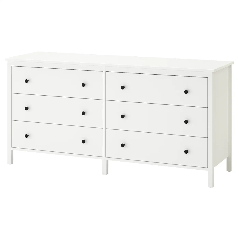 KOPPANG Commode 6 tiroirs - blanc 172x83 cm