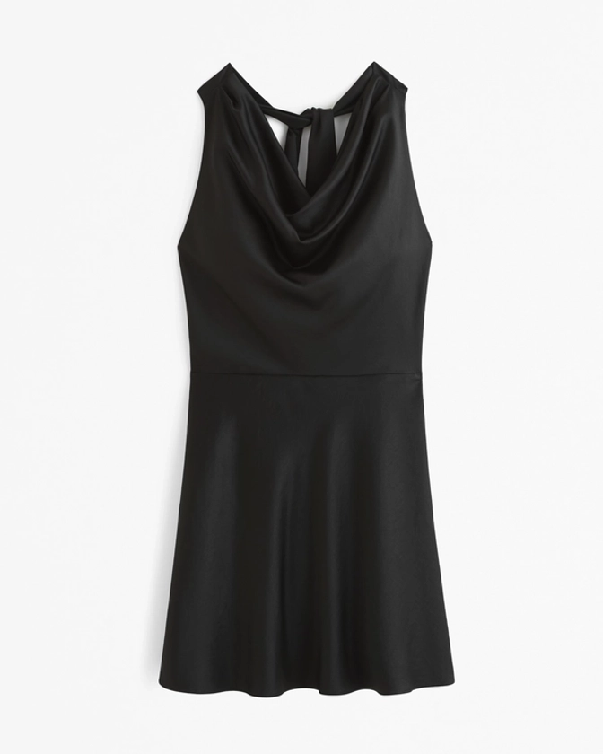 Women's Cowl Neck Halter Mini Dress | Women's Dresses & Jumpsuits | Abercrombie.com
