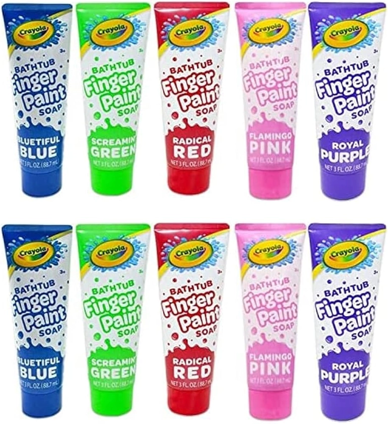 Crayola Bath Tub Fingerpaint Soap - 10PK Assortment : Amazon.ca: Toys & Games