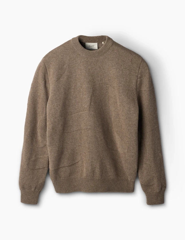 RELAX JACQUARD KNIT - STONE