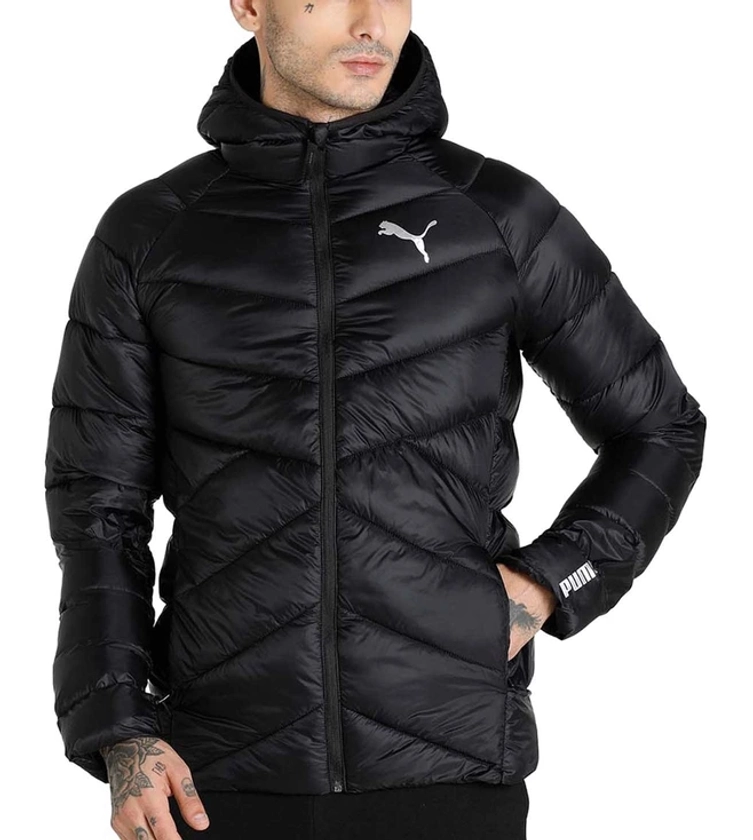 Buy Puma Black Slim Fit Puffer Jacket for Men Online @ Tata CLiQ Luxury